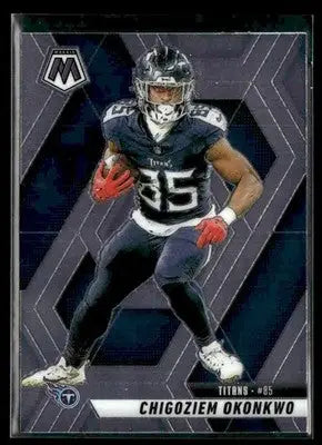 2025 Panini Mosaic Chigoziem Okonkwo #115 Tennessee Titans - Football Card Single
