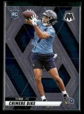 2025 Panini Mosaic Chimere Dike #356 RC Tennessee Titans - Football Card Single