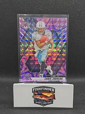 2025 Panini Mosaic - Chris Johnson #224 Reactive Purple Mosaic Prizm - Football Card Single