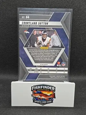 2025 Panini Mosaic - Courtland Sutton #64 Reactive Purple Mosaic Prizm - Football Card Single