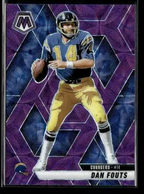 2025 Panini Mosaic Dan Fouts #93 Scope Purple San Diego Chargers