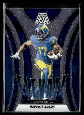 2025 Panini Mosaic Davante Adams #17 Elevate Mosaic Los Angeles Rams - Football Card Single