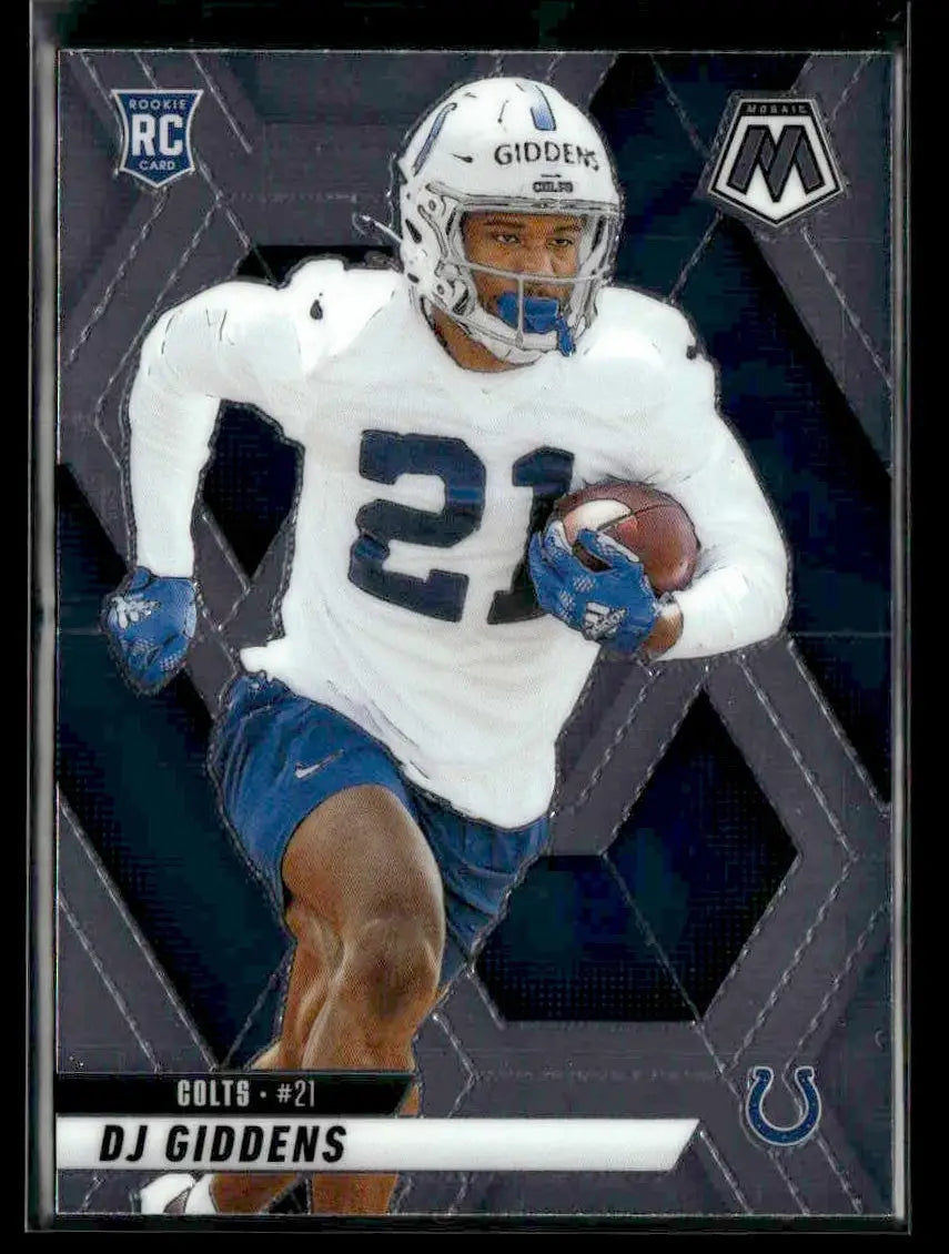 2025 Panini Mosaic DJ Giddens #350 RC Indianapolis Colts - Trading Card