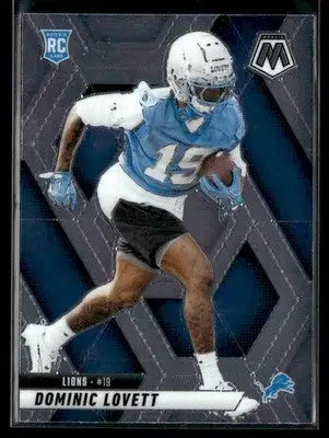 2025 Panini Mosaic Dominic Lovett #363 RC Detroit Lions - Football Card Single