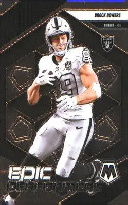 2025 Panini Mosaic Epic Performers #4 Brock Bowers - Football Card Single