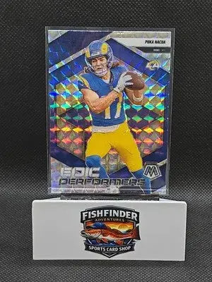 2025 Panini Mosaic - Epic Performers Puka Nacua #7 Mosaic Prizm - Football Card Single