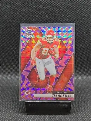 2025 Panini Mosaic Football Travis Kelce Purple Reactive #106 - Football Card Single