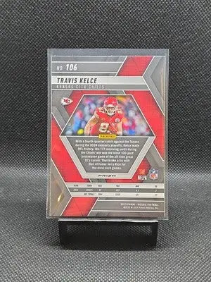 2025 Panini Mosaic Football Travis Kelce Purple Reactive #106 - Football Card Single