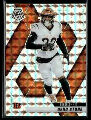 2025 Panini Mosaic Geno Stone #186 Mosaic Cincinnati Bengals - Football Card Single