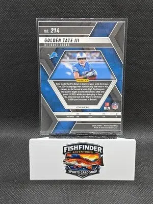 2025 Panini Mosaic - Golden Tate #214 Reactive Purple Mosaic Prizm - Football Card Single