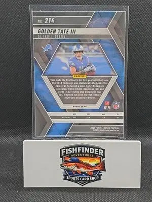 2025 Panini Mosaic - Golden Tate #214 Reactive Purple Mosaic Prizm - Football Card Single