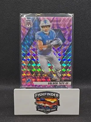 2025 Panini Mosaic - Golden Tate #214 Reactive Purple Mosaic Prizm - Football Card Single