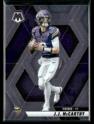 2025 Panini Mosaic J.J. McCarthy #195 Minnesota Vikings - Football Card Single