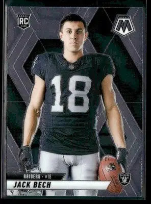 2025 Panini Mosaic Jack Bech #280 RC Las Vegas Raiders - Football Card Single