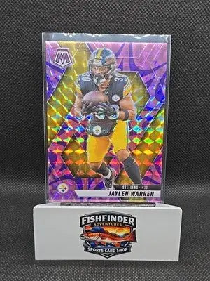 2025 Panini Mosaic- Jaylen Warren #144 Mosaic Reactive Purple Prizm - Football Card Single