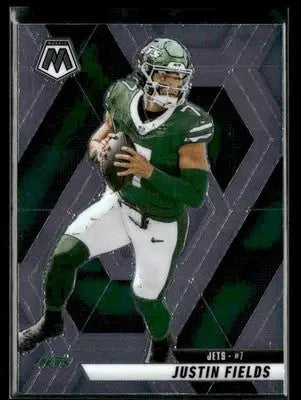 2025 Panini Mosaic Justin Fields #125 New York Jets - Football Card Single
