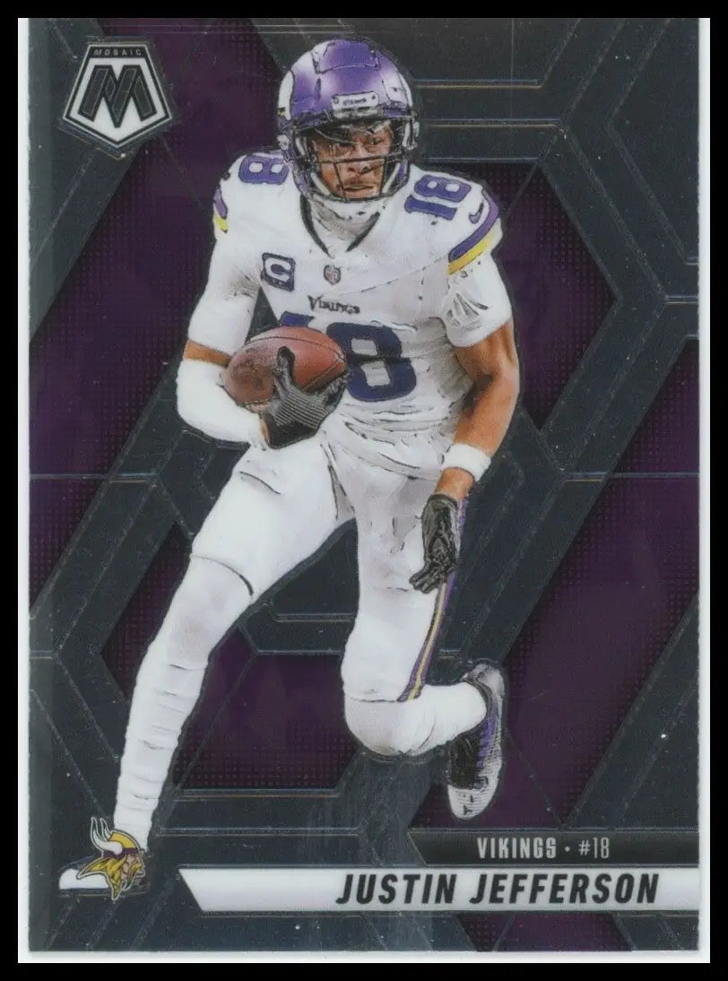 2025 Panini Mosaic - Justin Jefferson #19 - Football Card Single