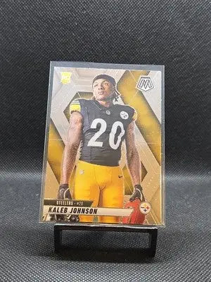 2025 Panini Mosaic Kaleb Johnson RC Rookie Photo Variation SP Steelers #289 - Football Card Single