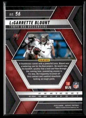 2025 Panini Mosaic LeGarrette Blount #56 Tampa Bay Buccaneers - Football Card Single