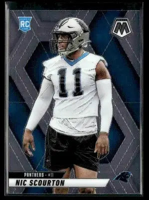 2025 Panini Mosaic Nic Scourton #391 RC Carolina Panthers - Trading Cards