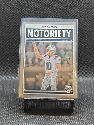 2025 Panini Mosaic - Notoriety Drake Maye #3 - Football Card Single