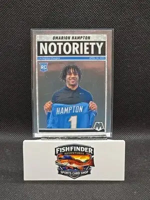 2025 Panini Mosaic - Notoriety Omarion Hampton #20 (RC) - Football Card Single
