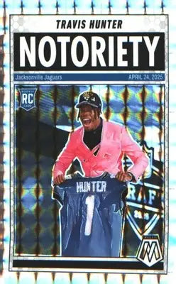 2025 Panini Mosaic Notoriety Mosaic Prizm #12 Travis Hunter - Football Card Single