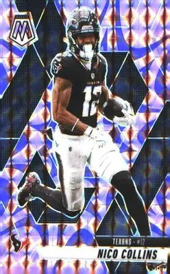 2025 Panini Mosaic Mosaic Reactive Yellow #245 Nico Collins - Football Card Single