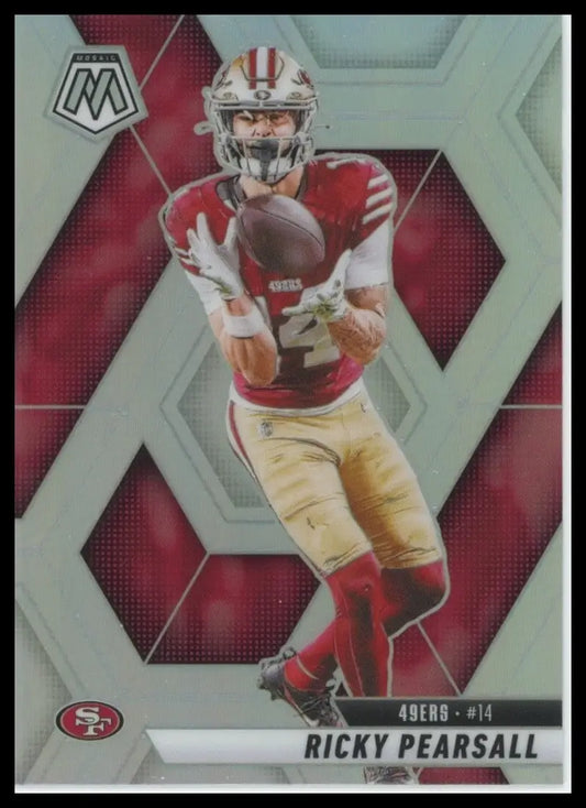 2025 Panini Mosaic - Ricky Pearsall #198 Silver Prizm - Football Card Single