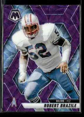 2025 Panini Mosaic Robert Brazile #132 Scope Purple Houston Oilers - Football Card Single
