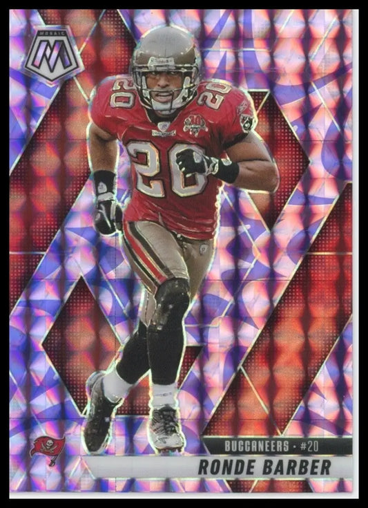 2025 Panini Mosaic - Ronde Barber #233 Reactive Purple Mosaic Prizm - Football Card Single