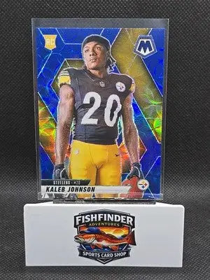 2025 Panini Mosaic - Rookie Variations Kaleb Johnson #289 Blue Scope Prizm (RC) - Football Card Single