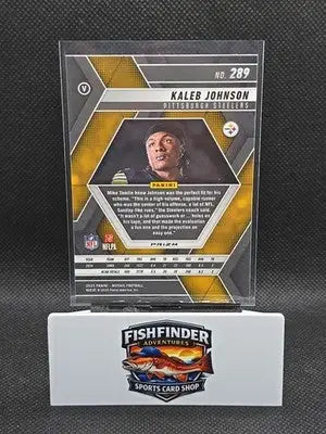 2025 Panini Mosaic - Rookie Variations Kaleb Johnson #289 Blue Scope Prizm (RC) - Football Card Single