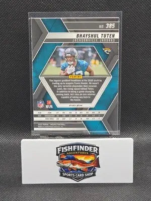 2025 Panini Mosaic - Rookies Bhayshul Tuten #385 Blue Scope Prizm (RC)