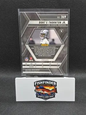 2025 Panini Mosaic - Rookies Dont’e Thornton Jr. #369 Reactive Blue Mosaic Prizm