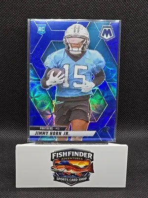2025 Panini Mosaic - Rookies Jimmy Horn Jr. #339 Blue Scope Prizm (RC) - Football Card Single