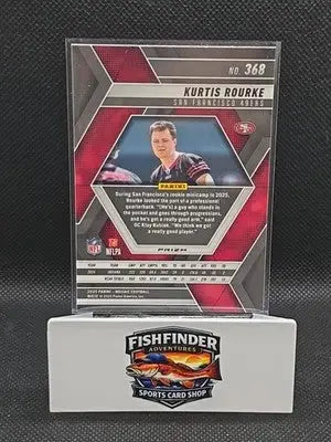 2025 Panini Mosaic - Rookies Kurtis Rourke #368 Green Mosaic Prizm (RC) - Football Card Single
