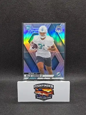 2025 Panini Mosaic - Rookies Ollie Gordon II #310 Silver Prizm (RC) - Football Card Single
