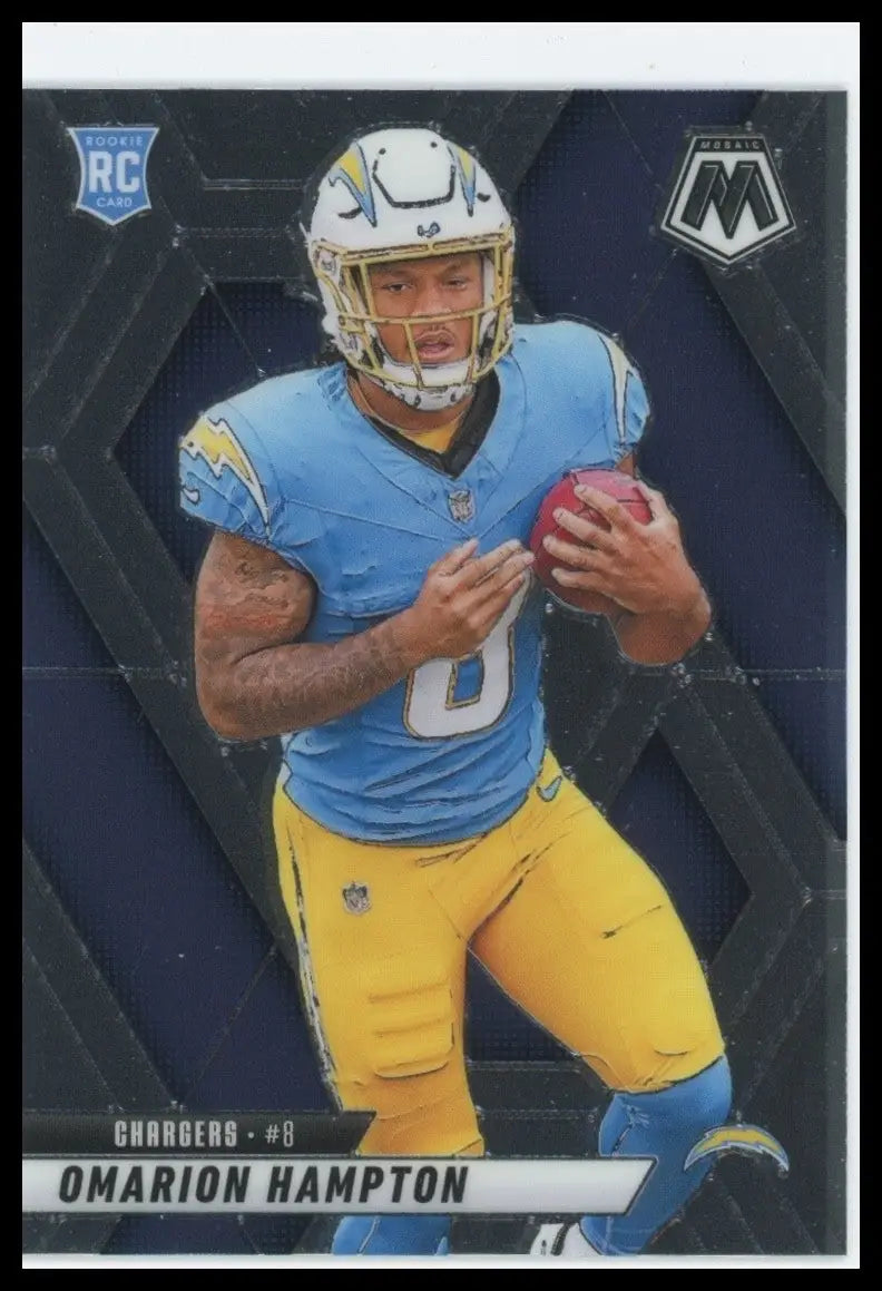 2025 Panini Mosaic - Rookies Omarion Hampton #335 (RC) - Football Card Single