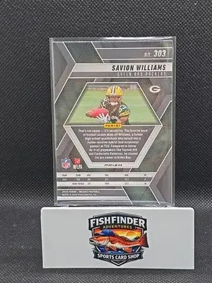 2025 Panini Mosaic - Rookies Savion Williams #303 Silver Prizm (RC) - Football Card Single