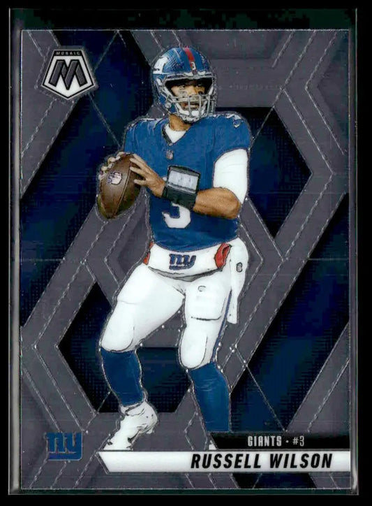 2025 Panini Mosaic Russell Wilson #14 New York Giants - Trading Card