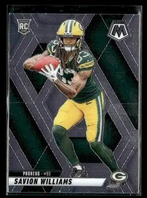 2025 Panini Mosaic Savion Williams #303 RC Green Bay Packers