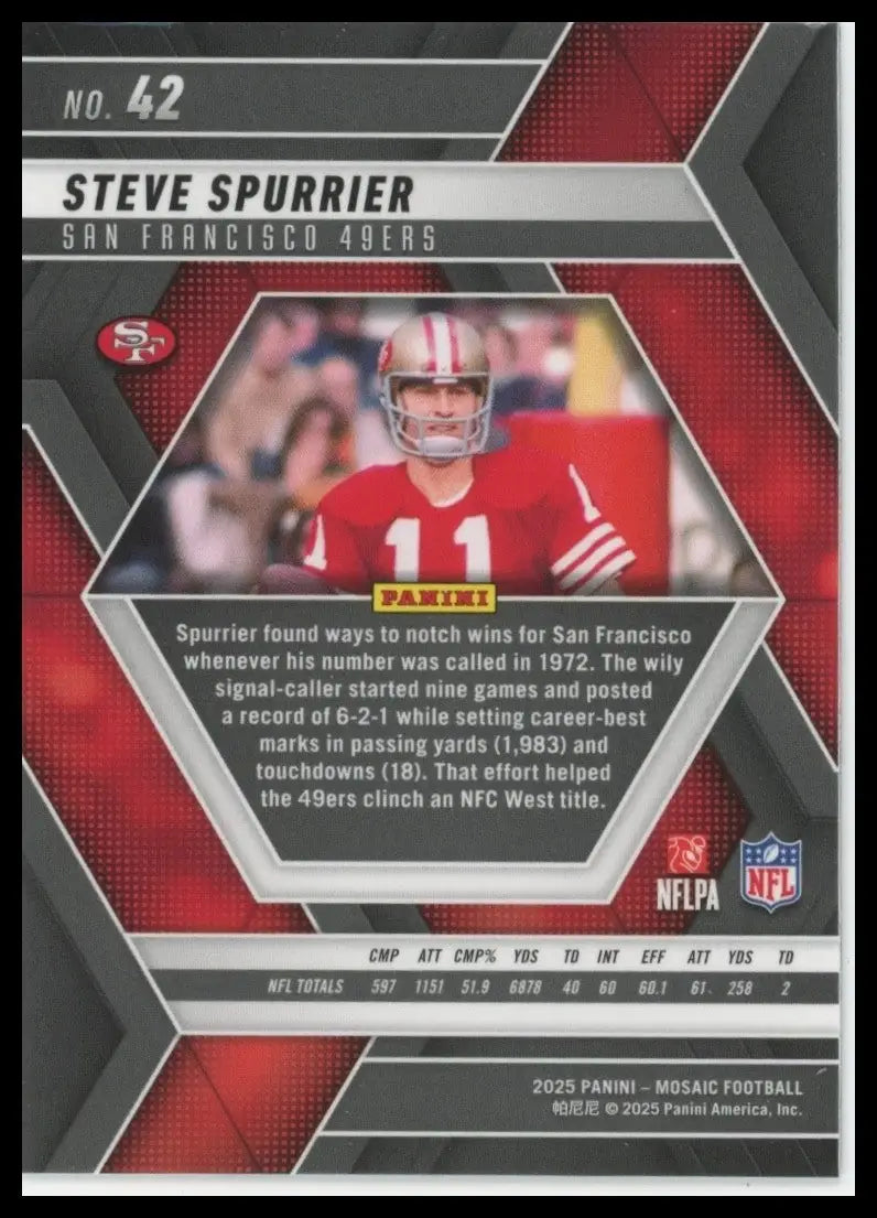 2025 Panini Mosaic - Steve Spurrier #42 - Football Card Single