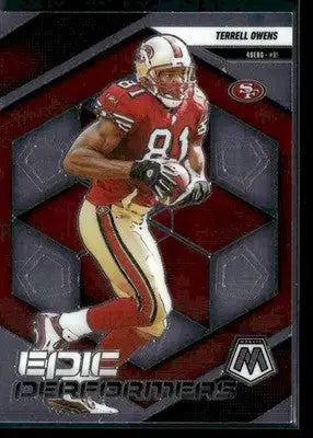 2025 Panini Mosaic Terrell Owens #18 Epic Performers San Francisco 49ers - Football Card Single
