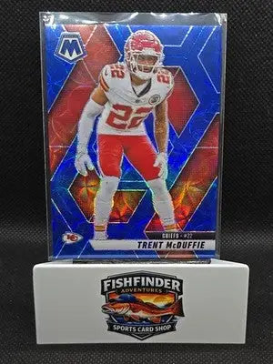 2025 Panini Mosaic - Trent McDuffie #140 Blue Scope Prizm - Football Card Single