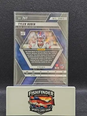 2025 Panini Mosaic - Tyler Nubin Reactive Purple #261 -Giants INTL. GAMES - Football Card Single