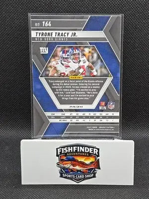 2025 Panini Mosaic - Tyrone Tracy Jr. #164 Blue Scope Prizm - Football Card Single