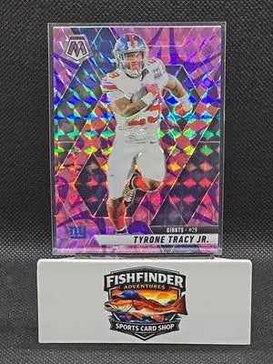 2025 Panini Mosaic - Tyrone Tracy Jr. #164 Reactive Purple Mosaic Prizm - Football Card Single
