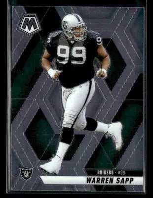 2025 Panini Mosaic Warren Sapp #68 Oakland Raiders - Football Card Single
