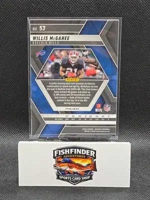 2025 Panini Mosaic - Willis McGahee #53 Blue Scope Prizm - Football Card Single